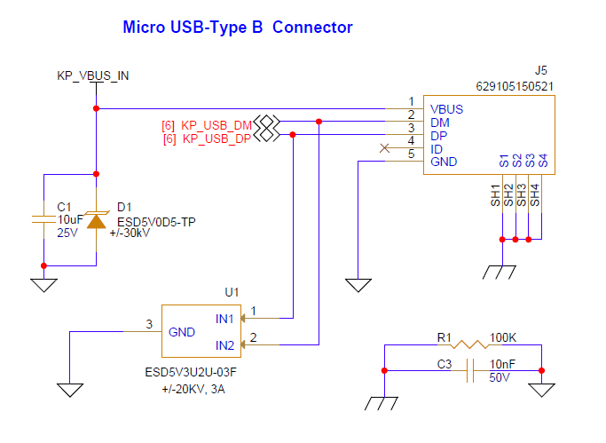 5 V power supply from USB