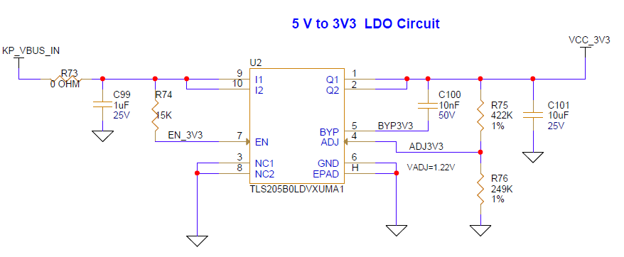 3V3 regulator circuit
