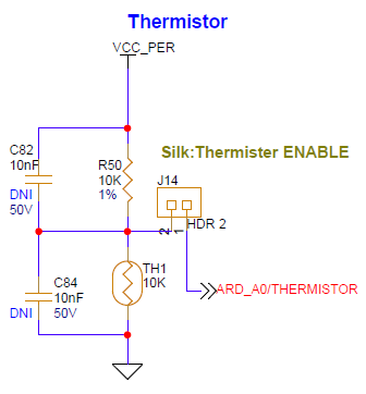 Thermistor circuit